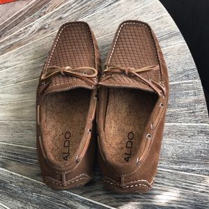 Aldo Men’s Brown Suede Driving shoes or loafers